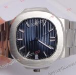 AAA Grade Best Patek Philippe Replica Nautilus SS Blue Automatic Watch